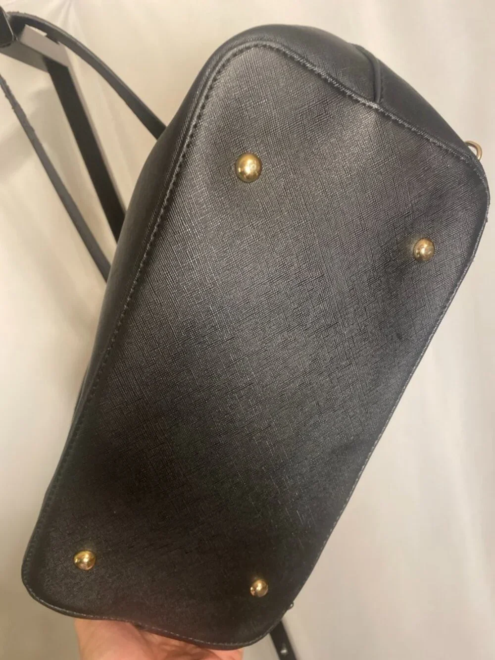 Cream Faux Leather Pet Carrier Bag - Small Dog Shoulder Tote